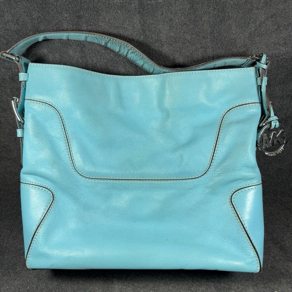 Michael Kors Brookville Handbag Blue Shoulder Bag‎